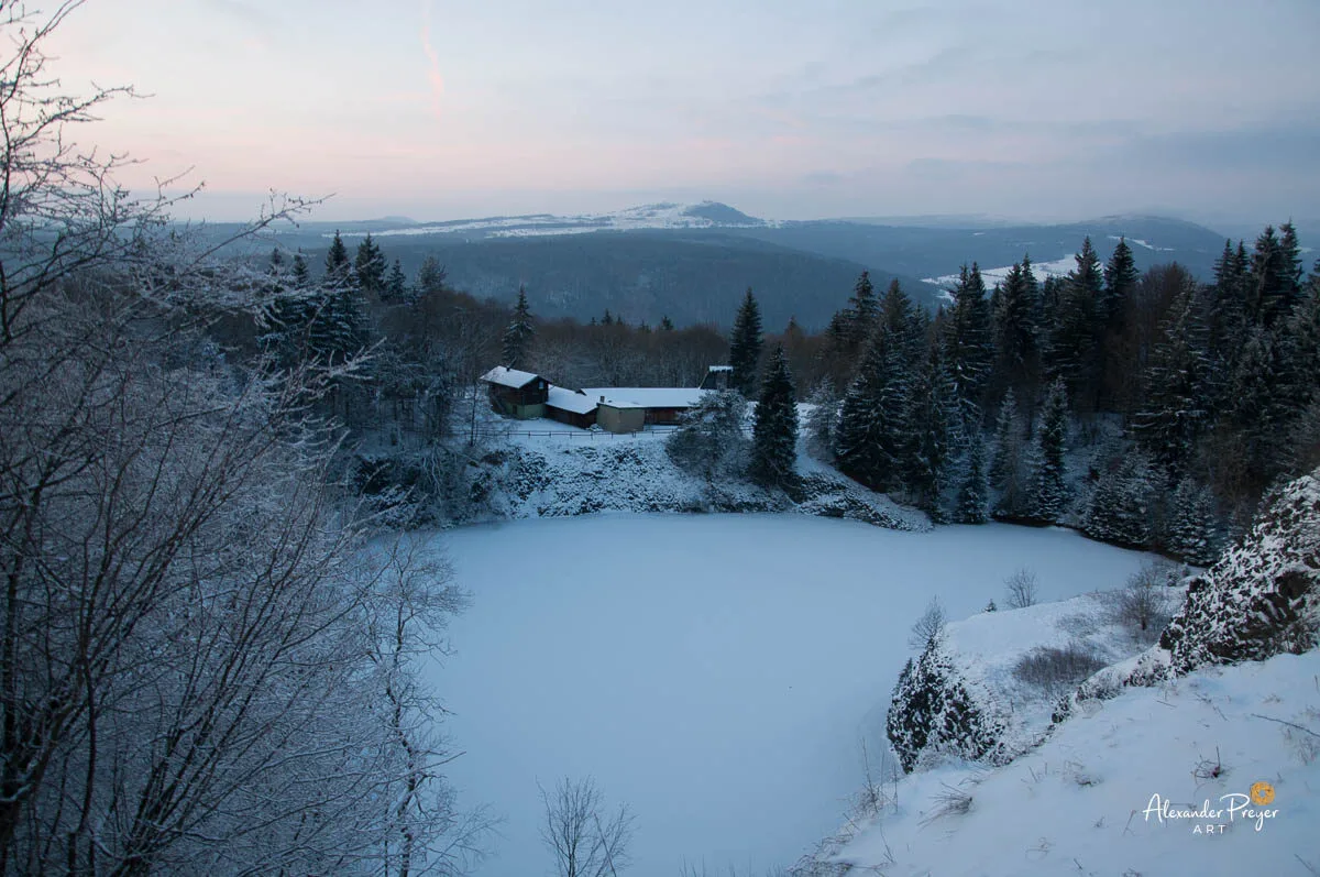 Tintefass Winterbild vor Bearbeitung